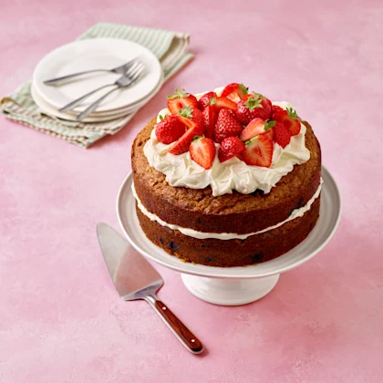 Berry Decadent Carrot Cake