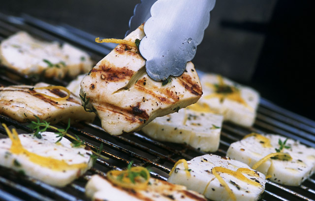 Thyme Griddled Halloumi