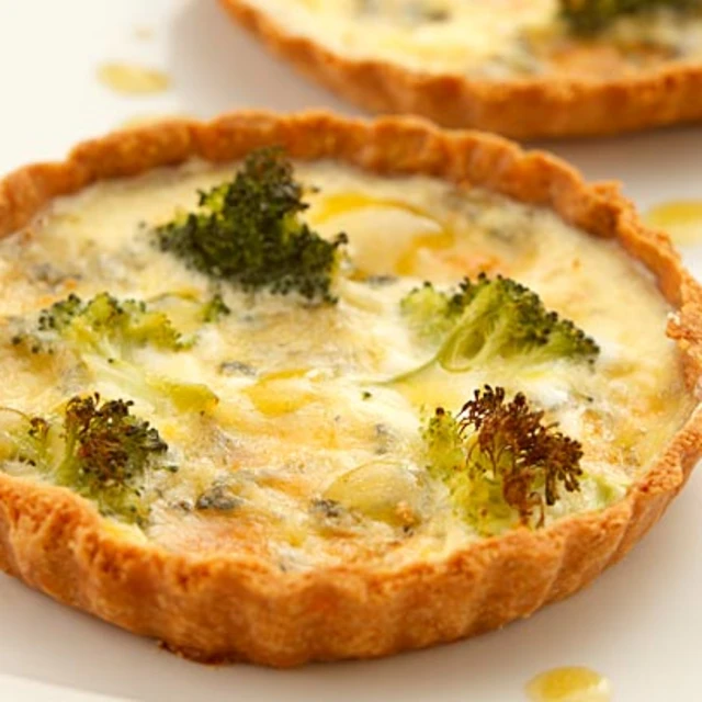 Broccoli Stilton Quiche