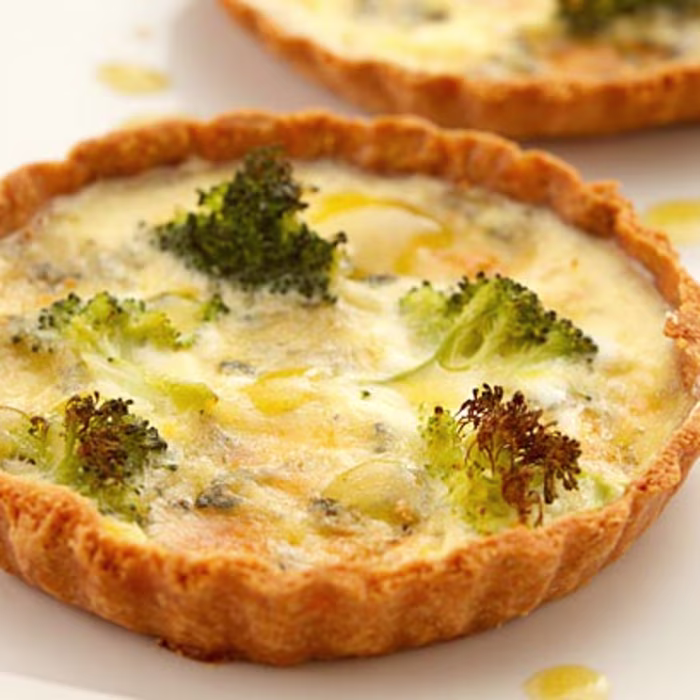 Broccoli Stilton Quiche