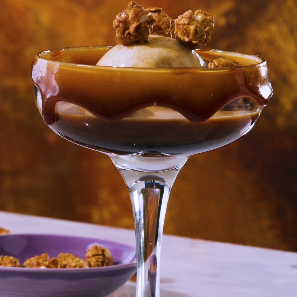 Espresso martini affogato