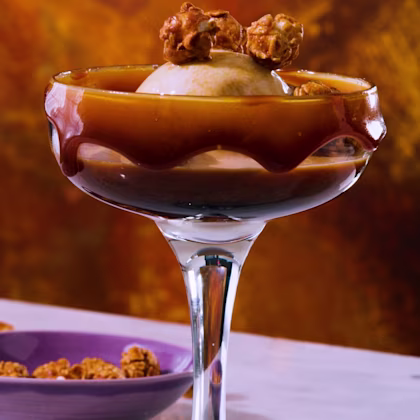 Espresso martini affogato