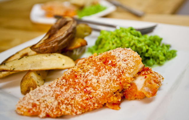 Fish Fingers and Mushy Peas