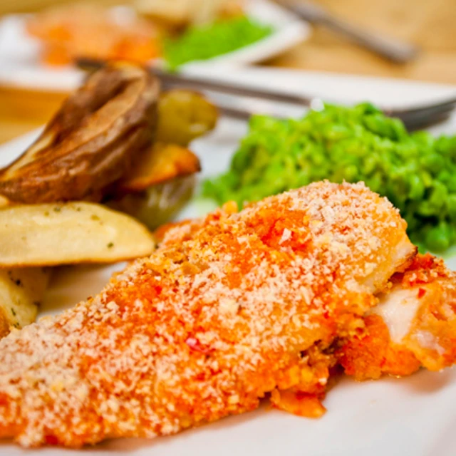 Fish Fingers and Mushy Peas
