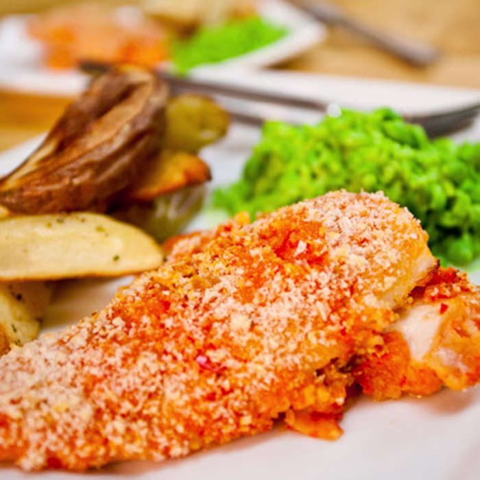 Fish Fingers and Mushy Peas