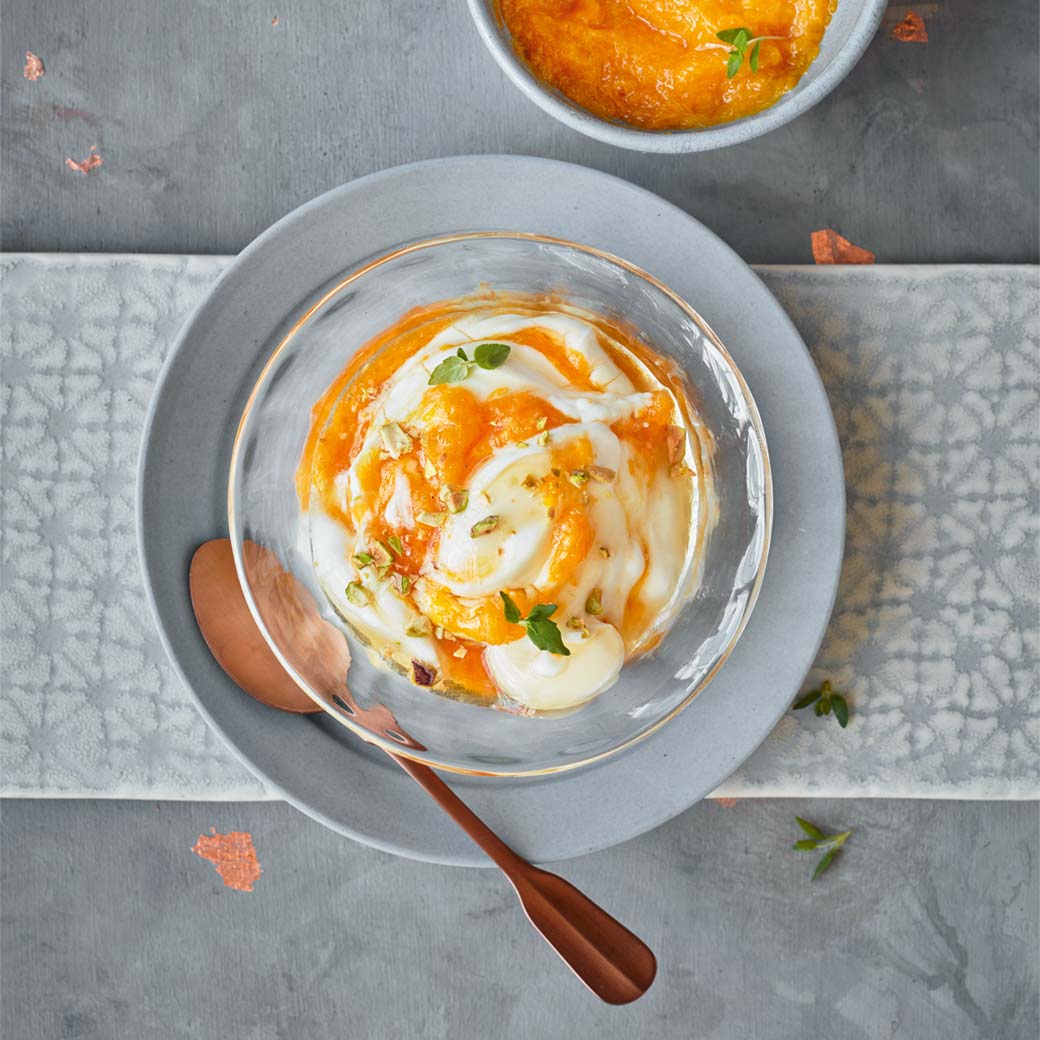 Clementine Compote and Yoghurt