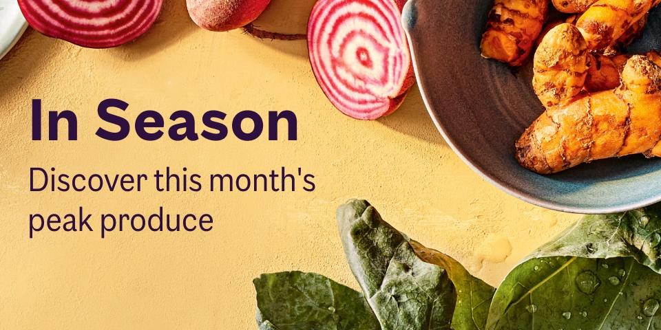 Discover this month's peak produce at Ocado