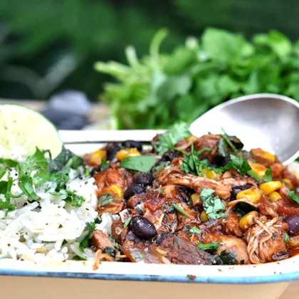 Slow Cooker Mexican Chicken Stew