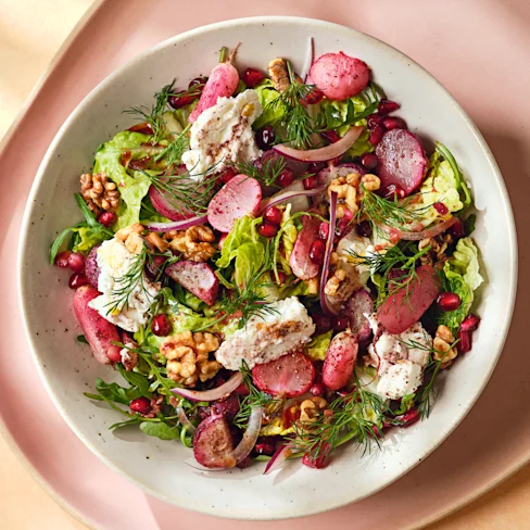 Roasted Radish and Ricotta Salad