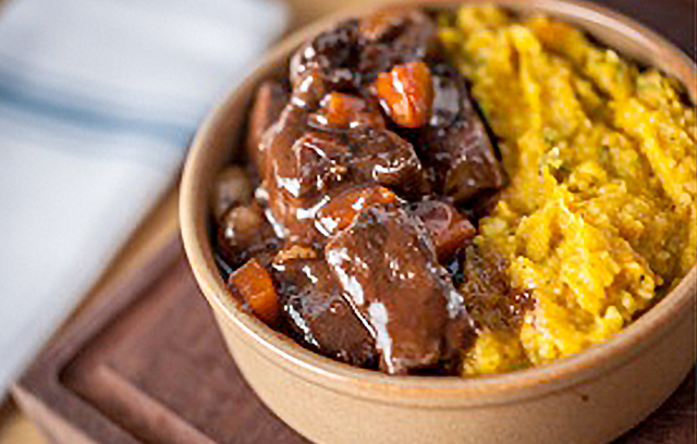Venison Casserole with Root Vegetable Mash
