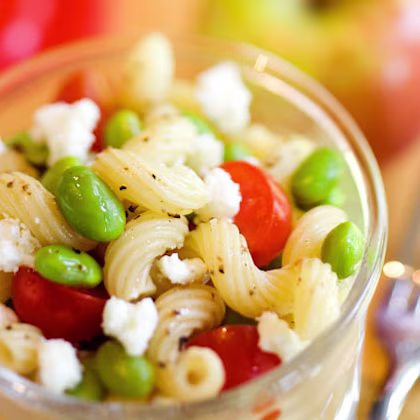 Bean & Feta Pasta Salad
