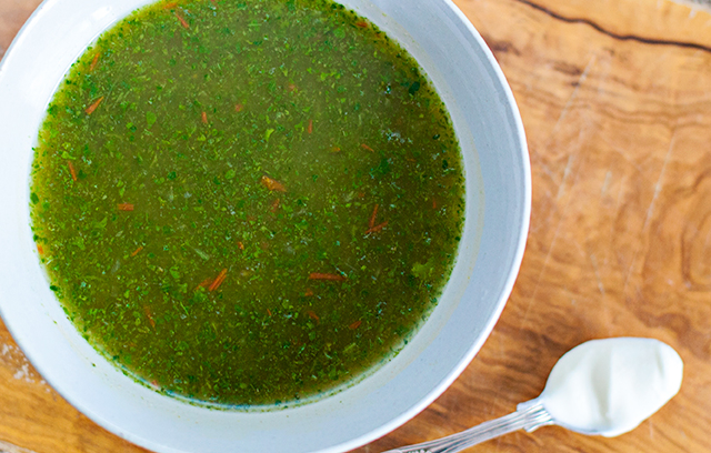 Chard and Kale Soup