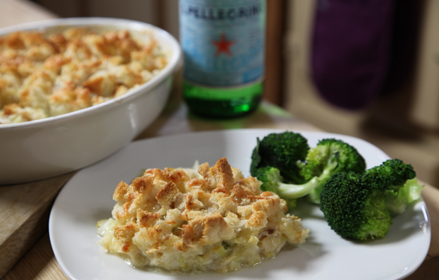 Smoked Haddock and Leek Gratin