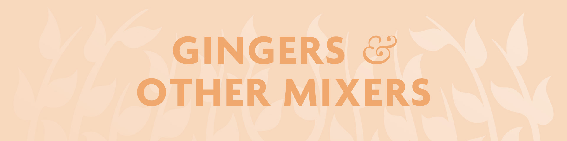 Gingers & Other Mixers