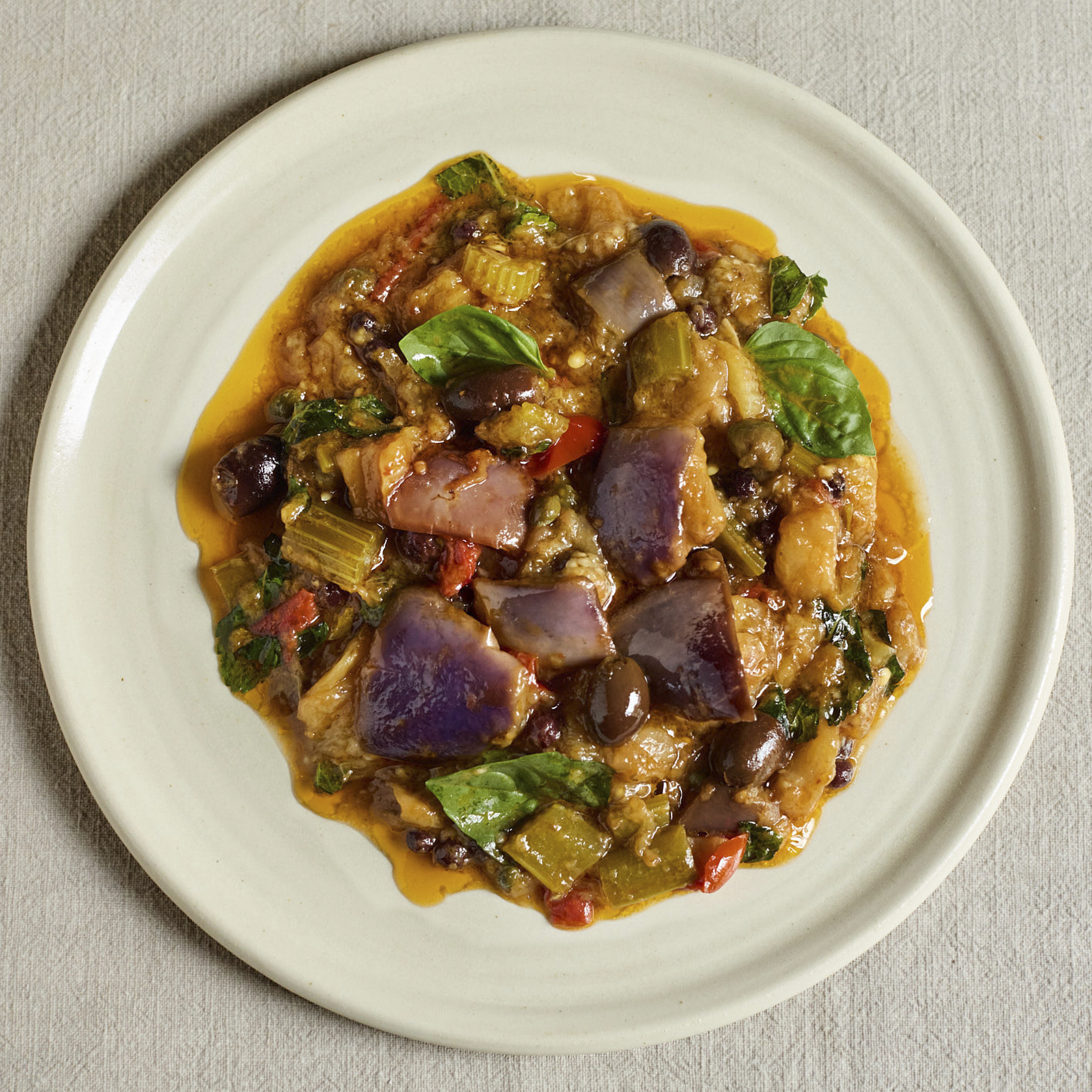 Caponata with Mauve Aubergine