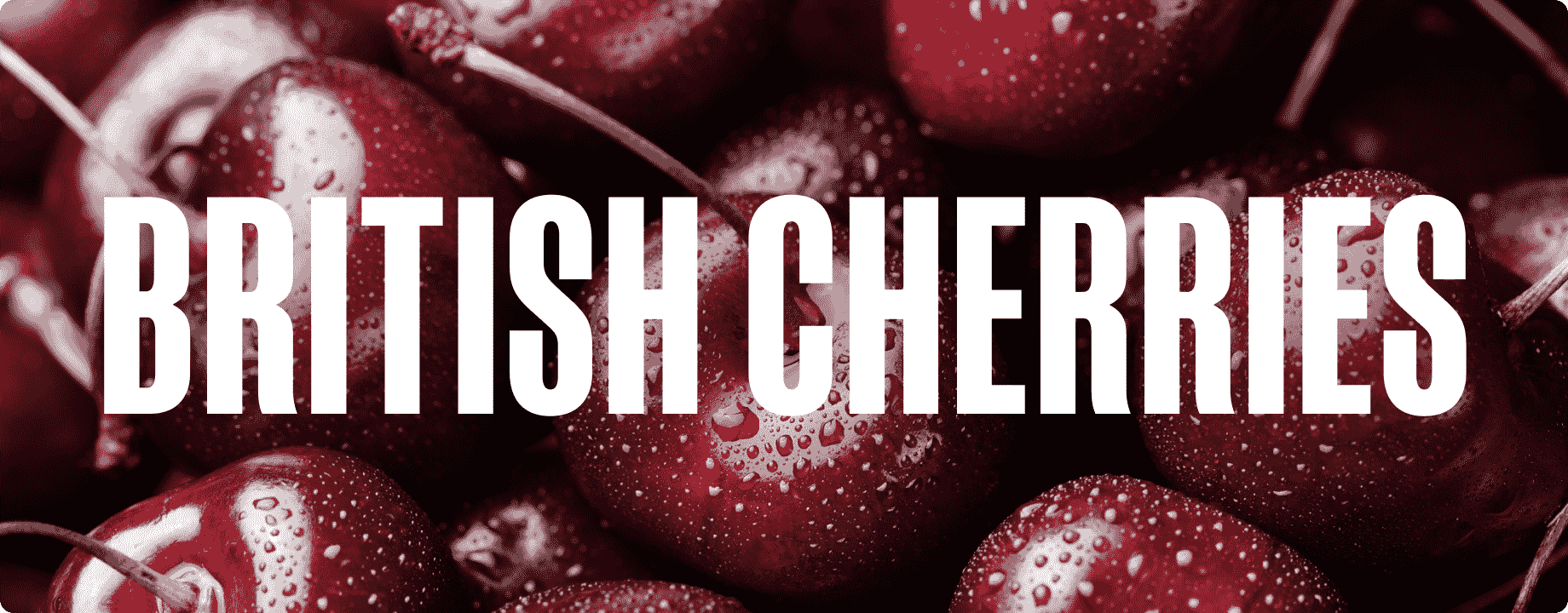In Season: British Cherries Banner