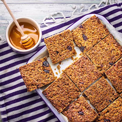 Apple and Cinnamon Flapjacks