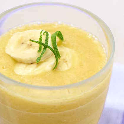 Coconut, Mango and Banana Smoothies