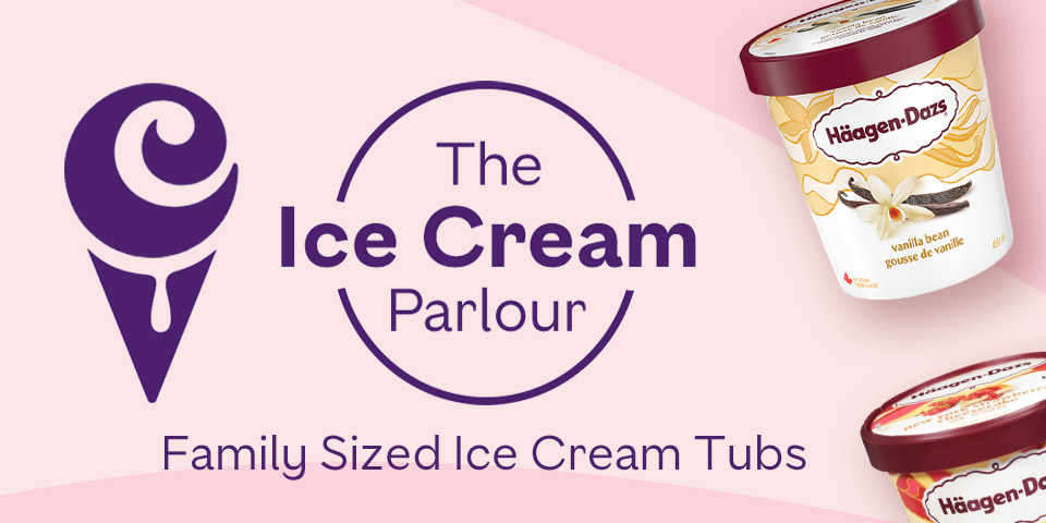 Family Sized Ice Cream Tubs