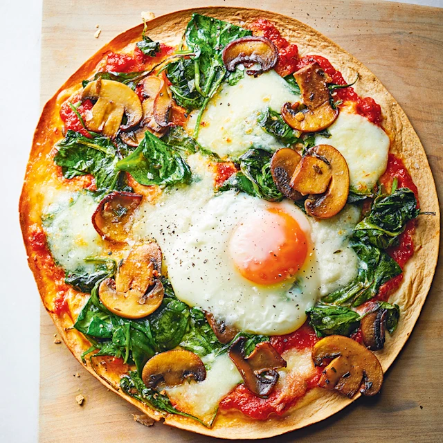 Florentine Tortilla Pizza