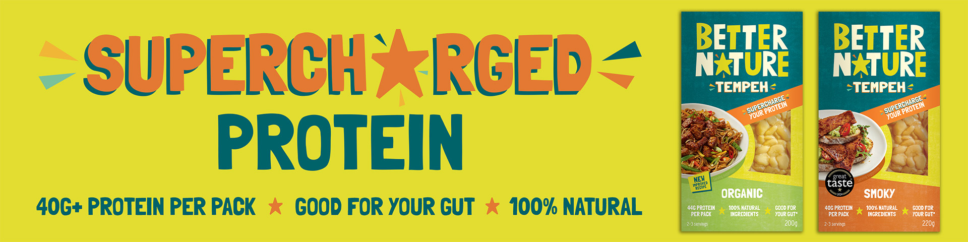 Better Nature Tempeh - Supercharged Protein