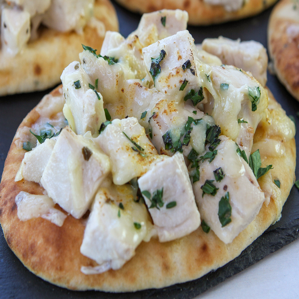 Mini Chicken Naans