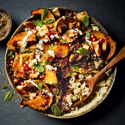 Pumpkin and Lamb Fatteh