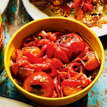 Smoky Red Peppers