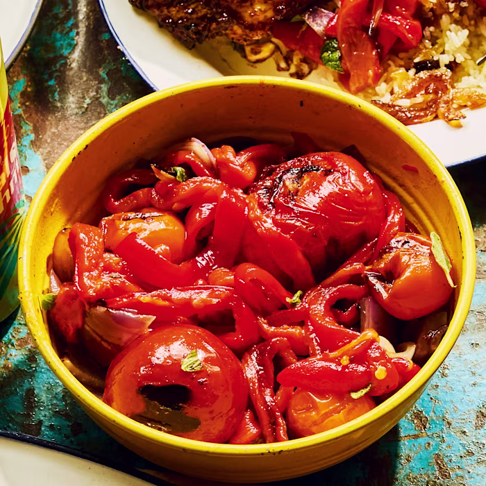 Smoky Red Peppers