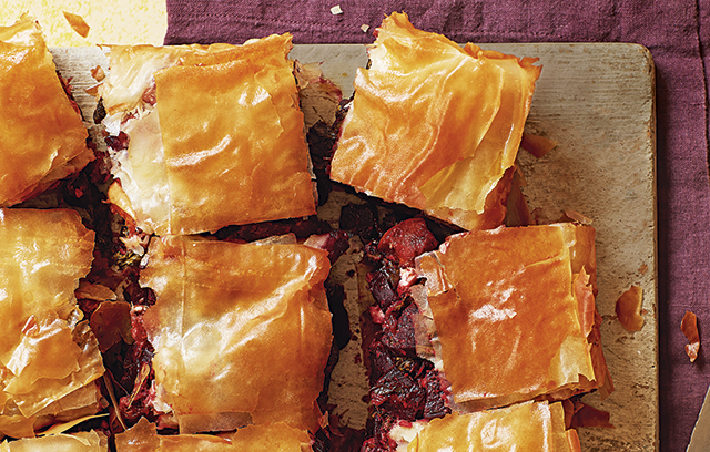 Beetroot and Feta Borek