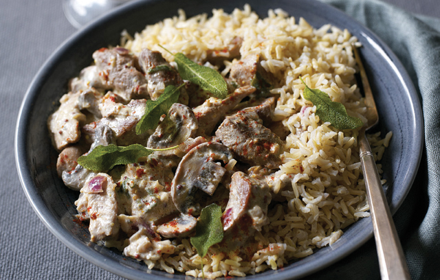 Pork & Mushroom Stroganoff