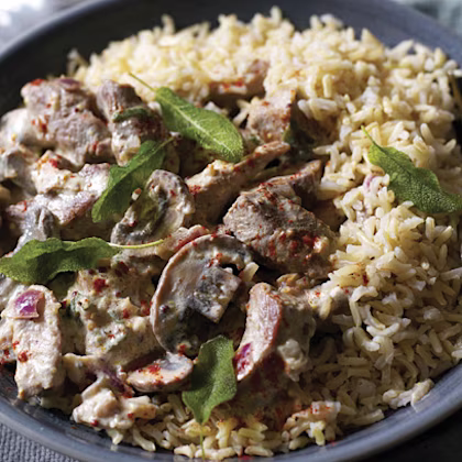 Pork & Mushroom Stroganoff