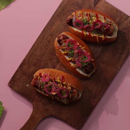 Fancy hot dogs