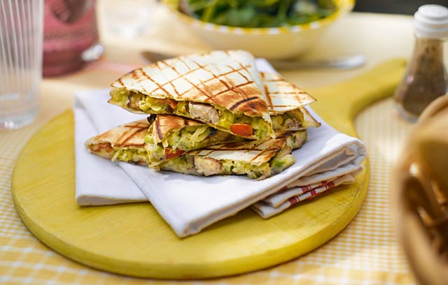 Chicken & Avocado Quesadillas