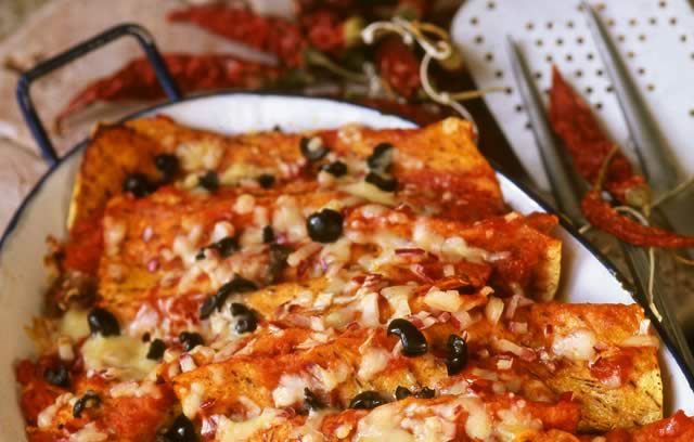Red Enchiladas