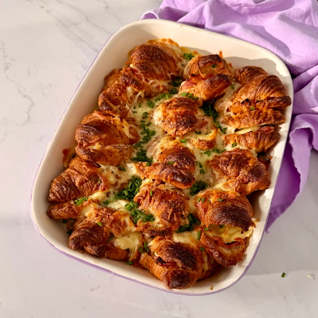 Croque Monsieur Croissant Bake