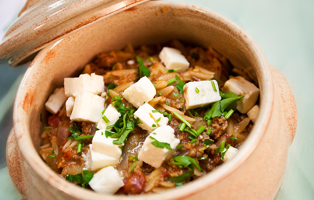 One Pot Lamb with Orzo