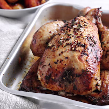 Honeyed Roast Chicken with Cajun Spices