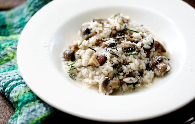 Baked Mushroom & Sage Risotto