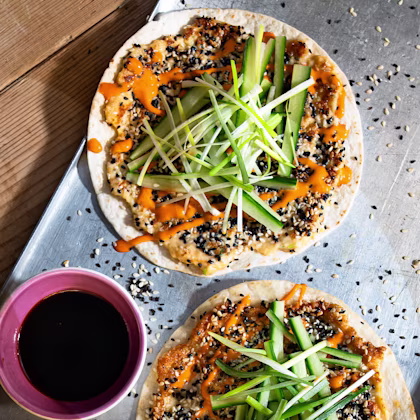 Prawn Toast Tacos