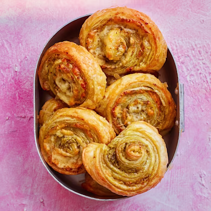 Coriander Pesto Swirls