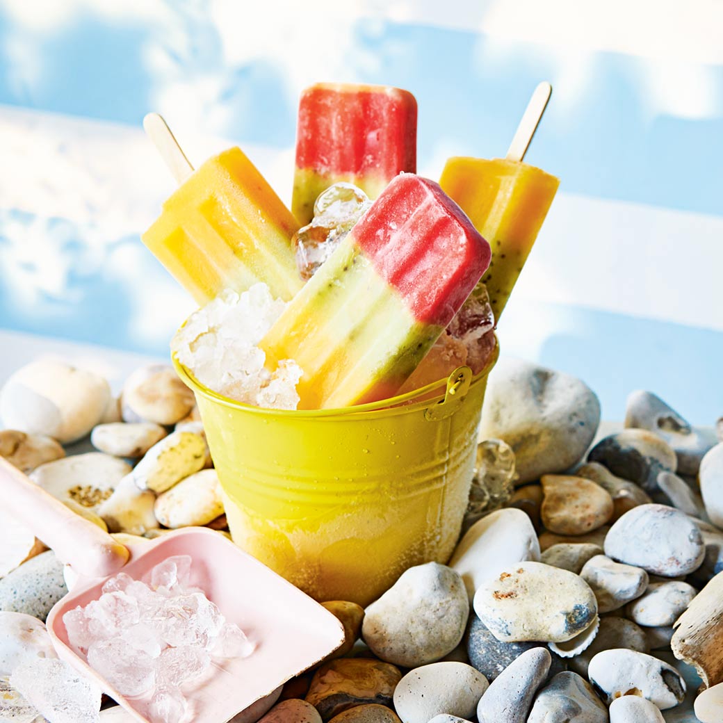 Fruity Layer Lollies