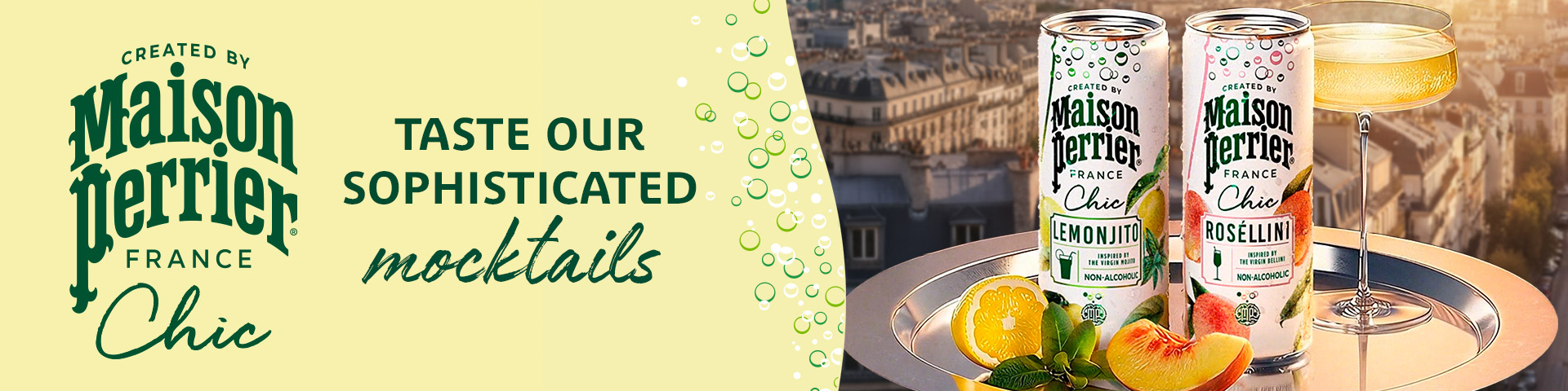 Maison Perrier Chic - Taste our sophisticated mocktails