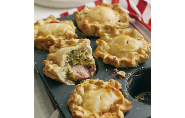 Farmhouse Bacon and Leek  Pies