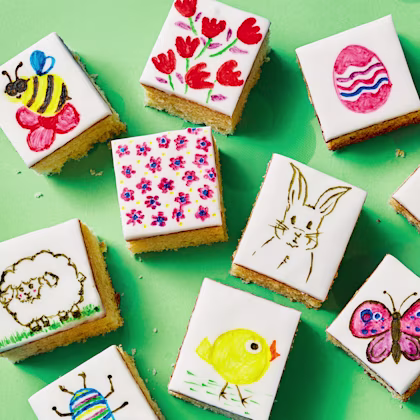 Easter Art Party Traybake