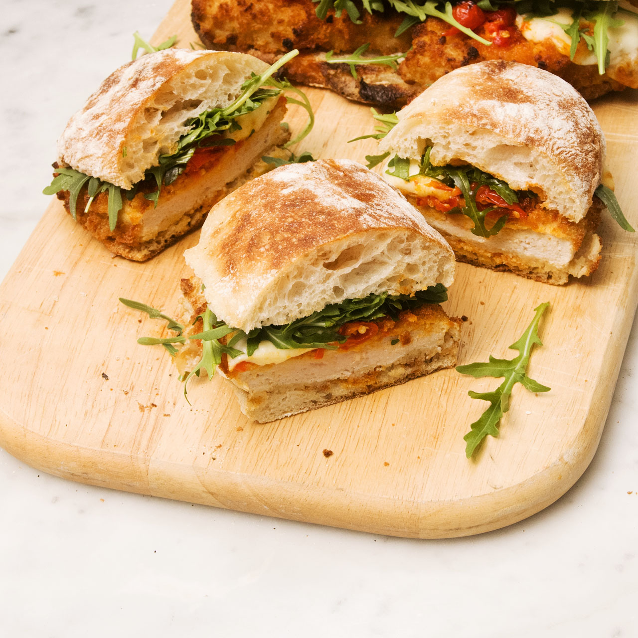 Spicy Chicken Steak Sandwich