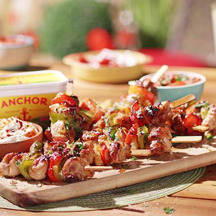 Hawaiian Pineapple Chicken Kebabs