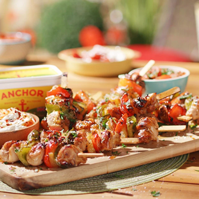 Hawaiian Pineapple Chicken Kebabs