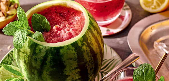 Try this moreish and refreshing mint and watermelon punch.
