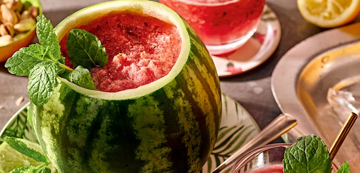 Try this moreish and refreshing mint and watermelon punch.
